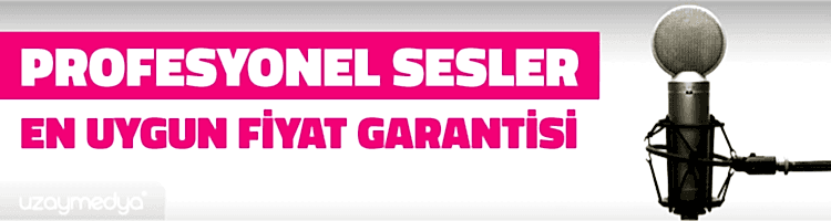 Profesyonel sesler, uygun fiyat